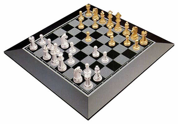 Magnetic Chess Set Black - Click Image to Close